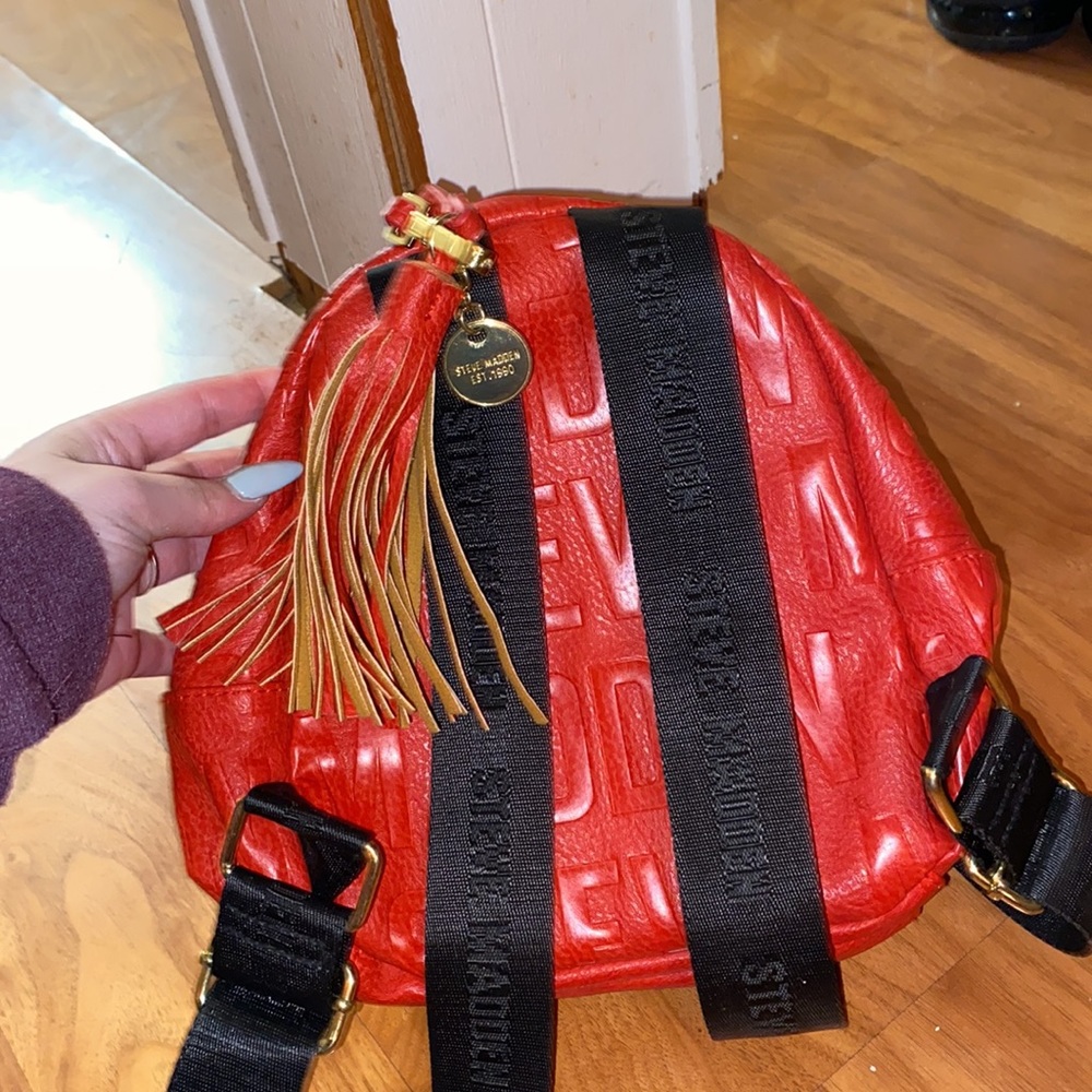 Red Steve Madden Mini Backpack - image 4